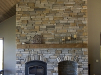 7100 Ledgestone Woodbox Granite